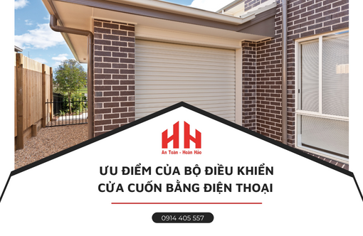 Những ưu điểm vượt trội khi sử dụng bộ điều khiển cửa cuốn qua điện thoại 