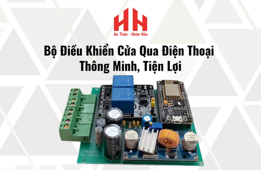 Bộ Điều Khiển Cửa Qua Điện Thoại Thông Minh, Tiện Lợi